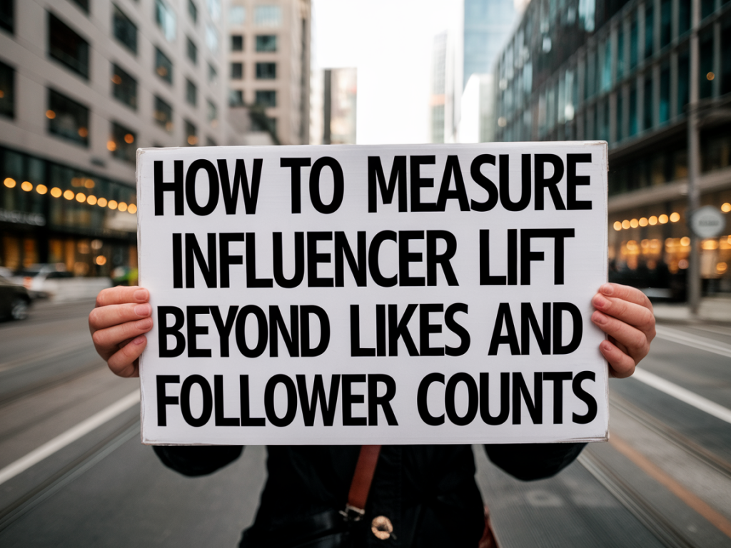 How to measure true influencer lift beyond likes and follower counts