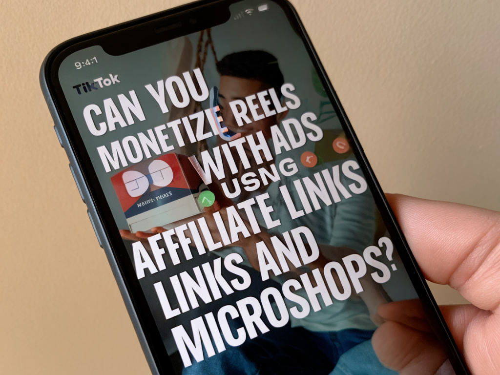 Can you monetize reels without ads using affiliate links and microshops