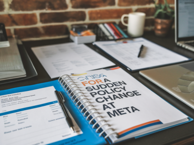 How to build a crisis playbook for a sudden policy change at meta