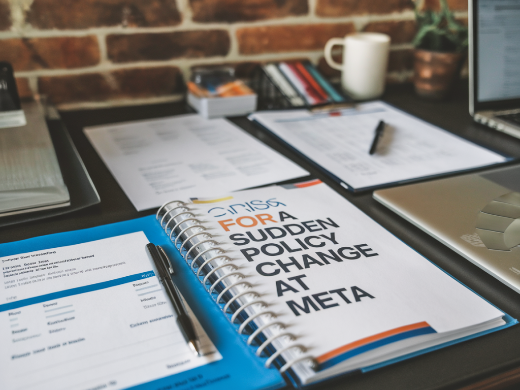 How to build a crisis playbook for a sudden policy change at meta